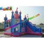 Frozen Princess Inflatable Bouncer Castle , Princess Jumping House For Kids for sale