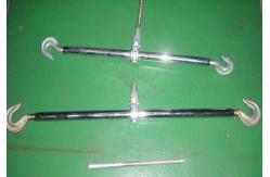 China 5KN Double Hook Electrical Cable Pulling Tools Steel Wire Rope Turnbuckle supplier