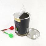 Roasted / Salted Peanuts Easy Open Tin Plate Cans / Custom Volume Metal Tin Can for sale