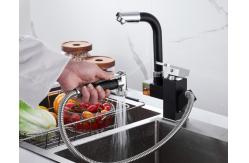 China Hydroelectric  Brass Retractable Pull Out  Kitchen Sink Faucets supplier