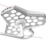 Double Head Medical Exam Lights Ceiling Mount 120000 Lux
