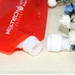 Resuable OEM Plastic Sports Stand Up Liquid Pouches Gravure Printing