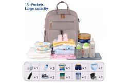 China Lager Capacity Shockproof Protective Storage Mommy Diaper Bag Waterproof supplier