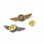 Antique Bronze Brooch Accessories 777 Pilot Memorabilia Angel Wing Brooch for sale
