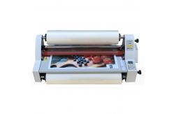 China PRY-V480 Mini Heated Rubber Roll Manual Film Laminator supplier