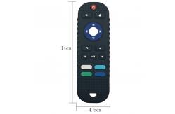 China OEM ODM Silicone Baby Teether Funny TV Remote Control Teething Toy supplier