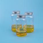 500ml 17oz Milk Tea PET Plastic Beverage Jar With PP Screw Cap for sale