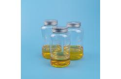 China 500ml 17oz Milk Tea PET Plastic Beverage Jar With PP Screw Cap supplier