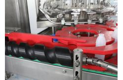 China PE HDPE Bottle Hot Filling Machine With Aluminum Foil Sealing Machine supplier