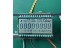 China Customized TN Positive Transflective Monochrome Segment LCD Display 3.0V supplier