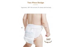 China 360° Fit disposable baby diaper with elastic waistband Pull -up pants supplier