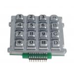 All Windows Die Casting Metal Dot Matric 16 Key Keypad Dust Proof