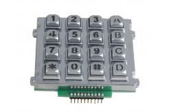 China All Windows Die Casting Metal Dot Matric 16 Key Keypad Dust Proof supplier