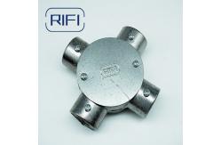 China 2 Angle Way Electrical Junction Box  3/4 Aluminum EMT Round Box supplier