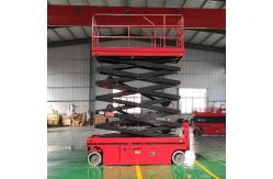 China 6m 8m Self Propelled Scissor Lift Maintain Free Mobile Scissor Lift supplier
