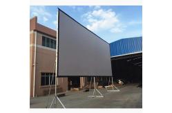 China FCC ROHS Front And Rear Projector Screen Fast Folding Soft Fabric supplier