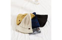 China Female Furry Angora Rabbit Fur Bucket Hats Leopard Pattern supplier