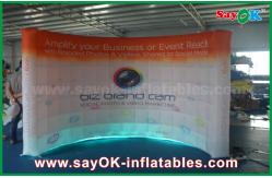 China Wedding Photo Booth Hire Customized Led Air Wall Inflatable Photo Booth Lighting Wall supplier