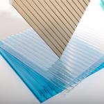 UV Resistant 8mm Polycarbonate Hollow Sheet for Greenhouse Covering for sale
