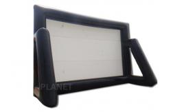 China Black And White Inflatable Tv Screen Water Resistance Easy Operation supplier