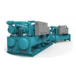 Semi Hermetic Screw Water Chiller Units Falling Film Evaporator Type for sale
