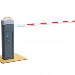 Articulated DC Parking Boom Barrier Gate With Long Range Rfid Reader Toll Access Control for sale