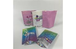China Rotogravure Printed Reusable k Bags Glossy Mylar Foil k Runtz Cookies Packing supplier