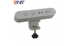 China ABS Clamp Table Multifunctional Desktop Power Outlet supplier