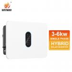 IP66 Single Phase 360V 3kw 3.6kw 5kw 6kw Hybrid Solar Inverter Pure Sine Wave On/Off Grid Dual MPPT 360V 4.6kw Solar Inverter for sale