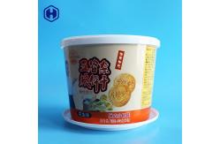 China Customize Labeling Cylindrical Plastic Containers 159 MM Inside Height IML Peanut Bucket supplier