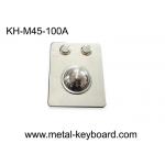 Waterproof Panel Mounted Industrial Trackball Mouse W/38mm Ball Stainless Steel for sale
