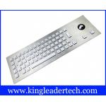 Robust IP65 Illuminated Metal Keyboard Customizable With Trackball