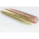 Gold Plated 50mm 4:1 12 Coil Binding Service For Book Binding for sale
