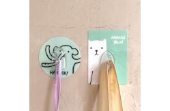 China Custom Printing Removable Hook Home Product Magnetic Sticky Hook supplier