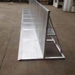 Foldable Crowd Barricades Portable Aluminum Crowd Control Safety Barriers