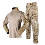 Tan Tactical Military Uniform Windproof Breathable Protective G2 G3 Suit Frog Uniform for sale