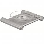 Polished brushed nickel soap holder Wall Mounted wall hanging soap dish OEM ODM for sale