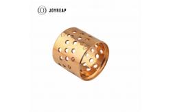 China Wrapped Bronze Sliding Bearing with Lubrication Holes WB802 Bronze Bushing CuSn8P0.3 CuSn6P supplier