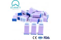China 28G 1.8mm Pressure Activated Safety Lancets with Auto Retractable Needle, Purple supplier