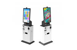 China Stand Floor Self Service Kiosk , Terminal Multifunctional Kiosk Equipment supplier