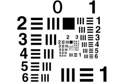 China Digital Camera Resolution Test Chart Transparent USAF 1951 Target Standard supplier