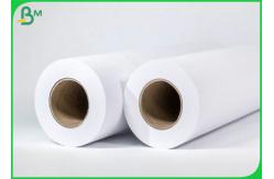 China 36inch * 50m 80gsm Inkjet CAD Plotter Paper Roll For Engineering Drawing supplier