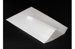China Flat Open 9mm White Transparent Biodegradable Bubble Bags Two Edge Sealed ROHS supplier