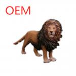 OEM 3D Cartoon Plastic Figures Action Animals Toys With Lion for sale