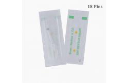 China Nano 18 Pin Eyebrow Disposable Microblading Needles / Permanent Makeup Blades supplier