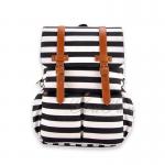 Unisex Canvas Diaper Bag Backpack leather canvas diaper bag for sale
