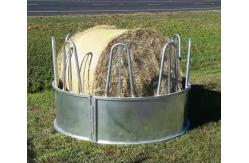 China Galvanized Feeder With Tombstone Railings For Cattle 12 Feed Openings supplier