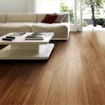 Imitate Solid Wooden Texture Straight Edges Full Body Porcelain Tiles Wear Resistant for sale