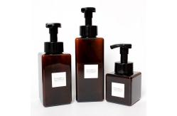 China 450ml PETG Square Soap Dispenser 650ML 250ml Foam Pump Plastic Bottles supplier
