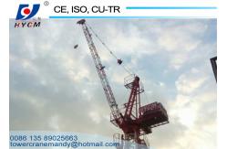 China 50 meters Lifting Height QTD125-5020 Jib Luffing Tower Crane 2*2*3m Slpit Mast EXW Factory Price supplier
